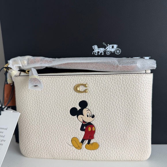 Coach Handbags - NWT Disney X Coach Essential Small Wristlet
